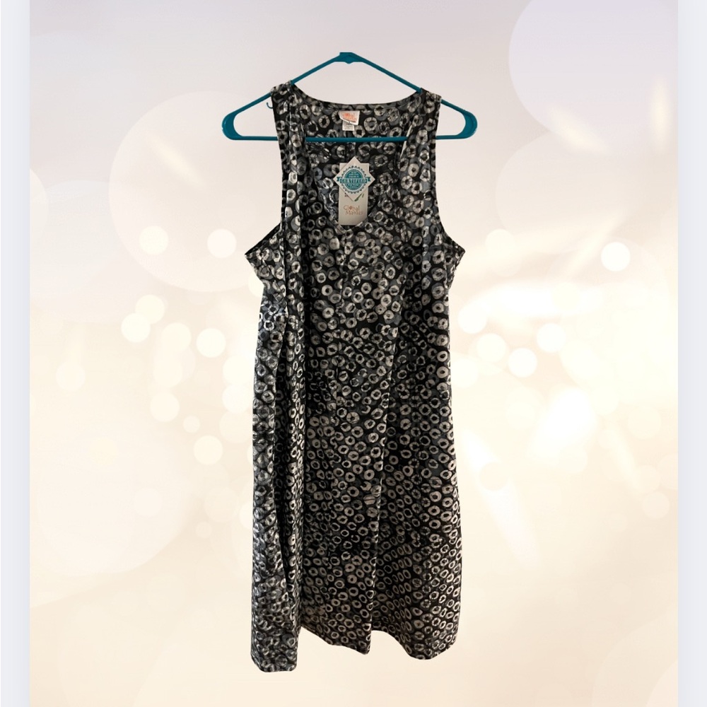 Batik Handmade Fair Trade 100% Organic Cotton NWT Dress size L